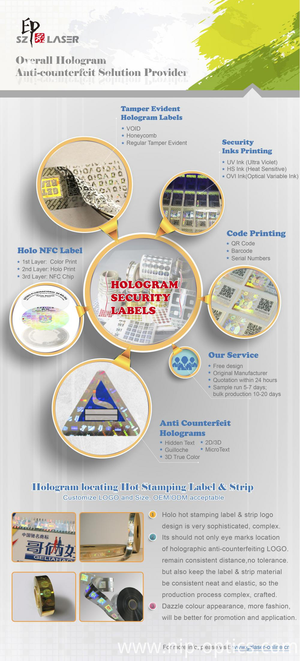 hologram seal sticker hologram seal sticker